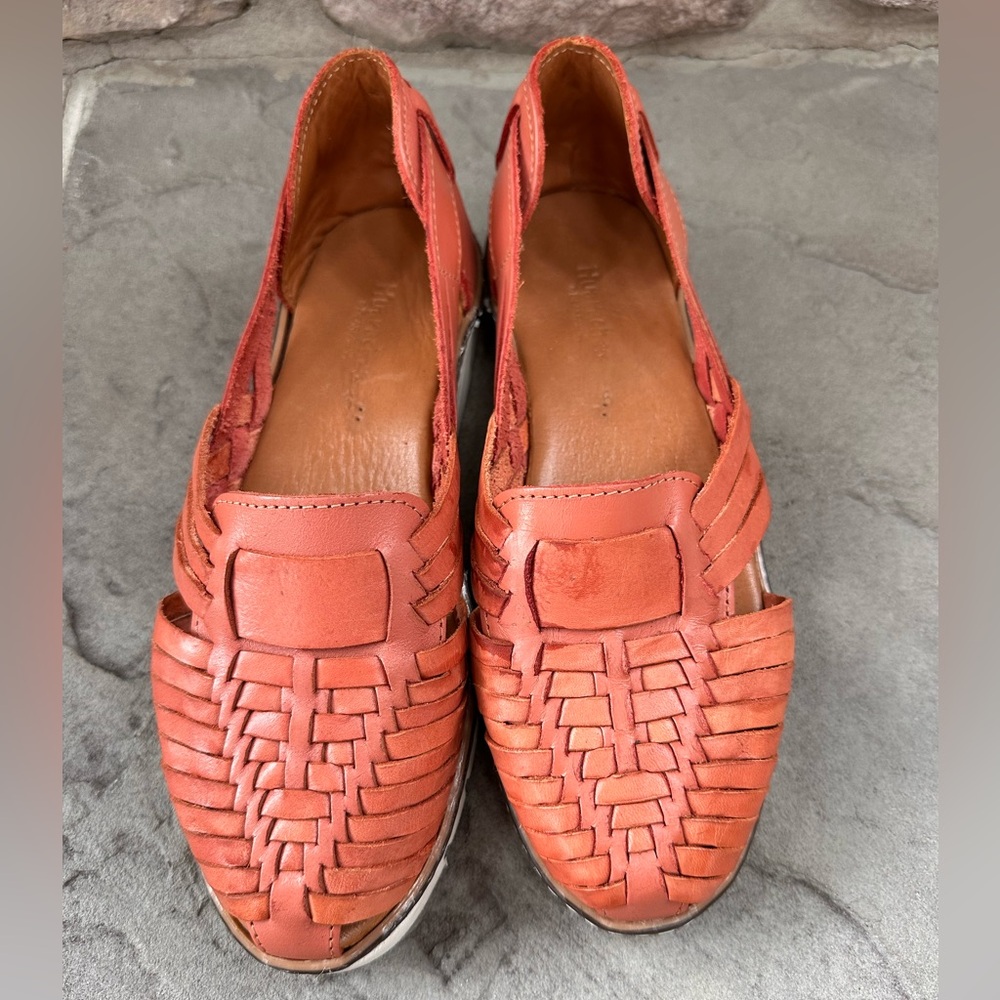 BEARPAW® Lena Leather
Huaraches Sandal in Coral